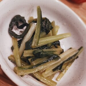 【めんつゆで簡単小鉢】小松菜のお浸し
